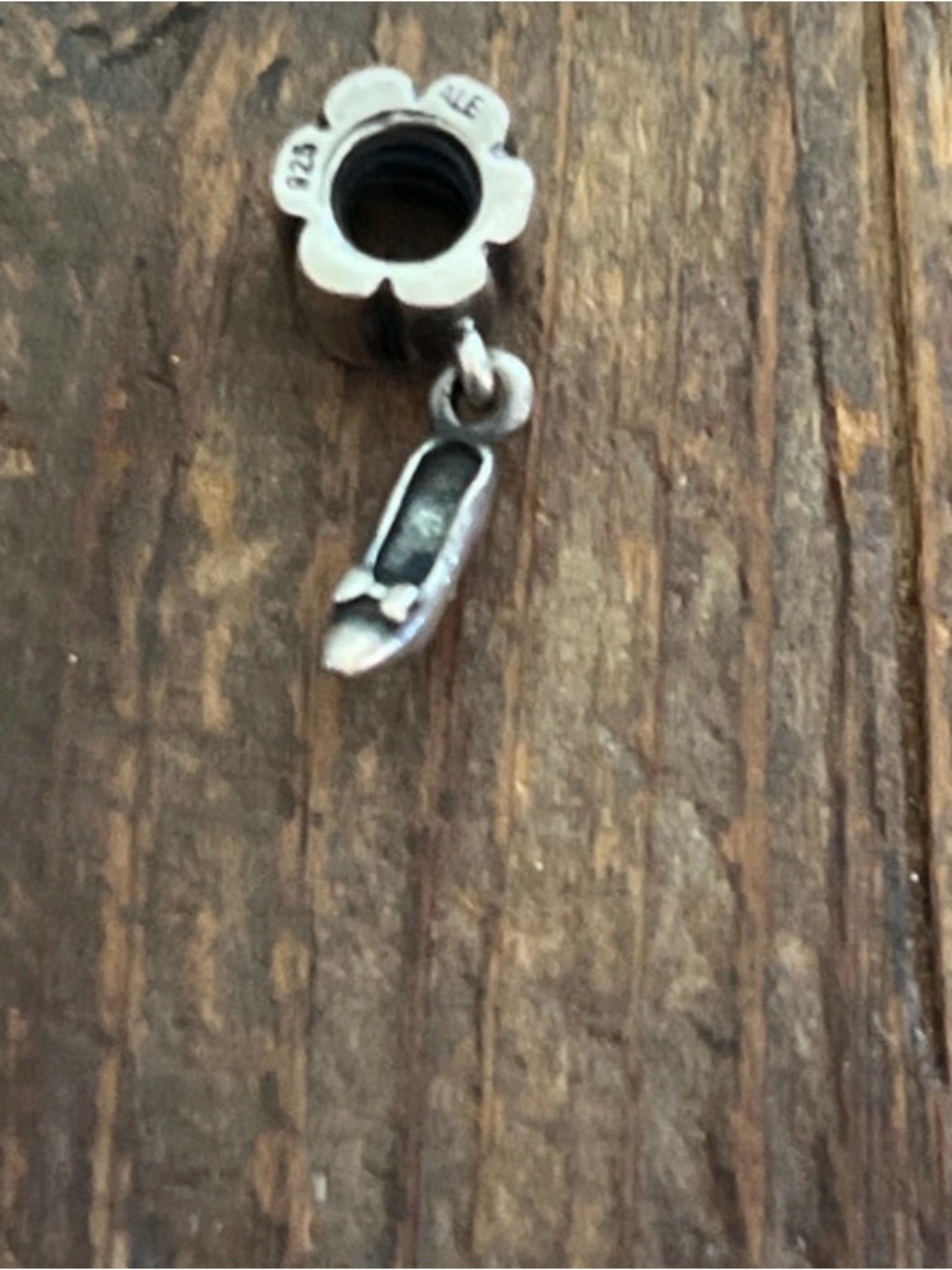 Pandora Silver Ballet Flat Dangle Charm - Silver